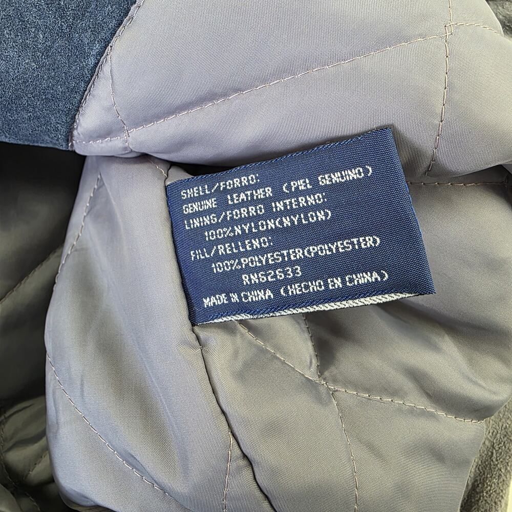 Vintage 90s Dallas Cowboys Pro Player Suede LeatherJacket Men's 2XL Two Tone‎ - Picture 9 of 13